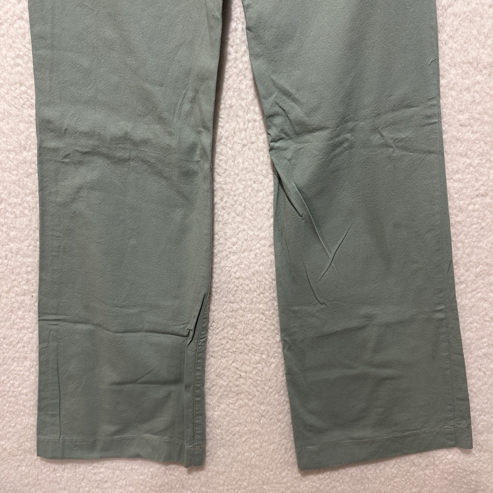 Alloy Rare Women's Light Green Flare Pants Size 9 Made‎ In USA - Picture 9 of 13